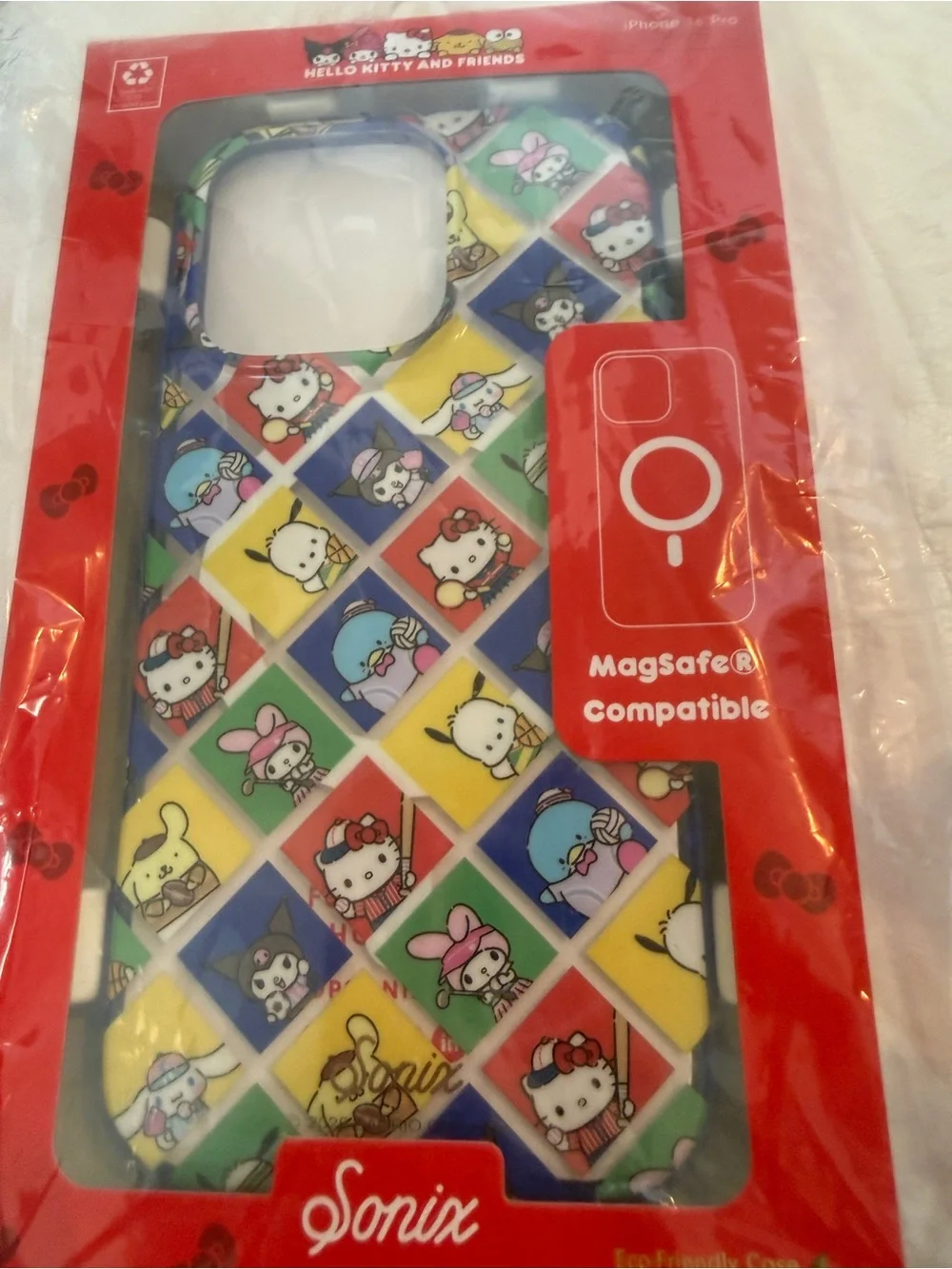Hello Kitty & Friends Multicolor iPhone 16 Pro Case by Sonix - MagSafe New